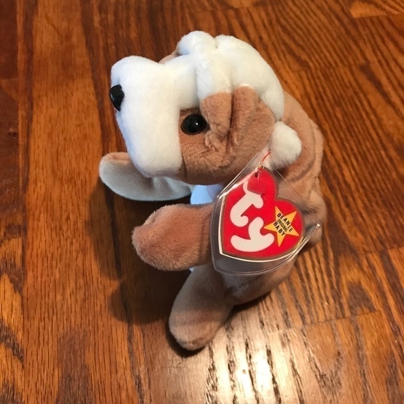 𝅺WRINKLES, the baby bulldog Ty beanie baby. NWT‎ - Picture 3 of 8